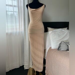 Gold Sparkle Maxi Dress
